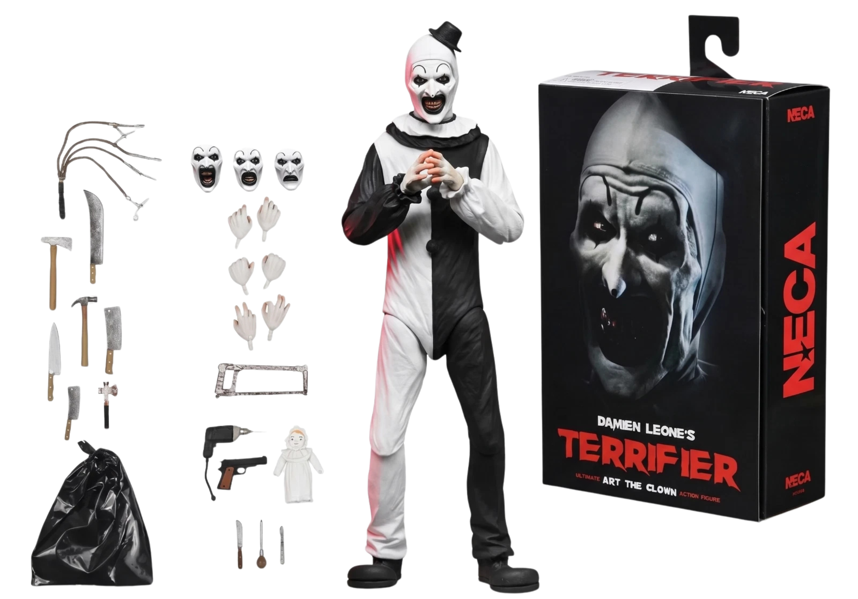 Terrifier Action Figure Ultimate Art the Clown 17 cm