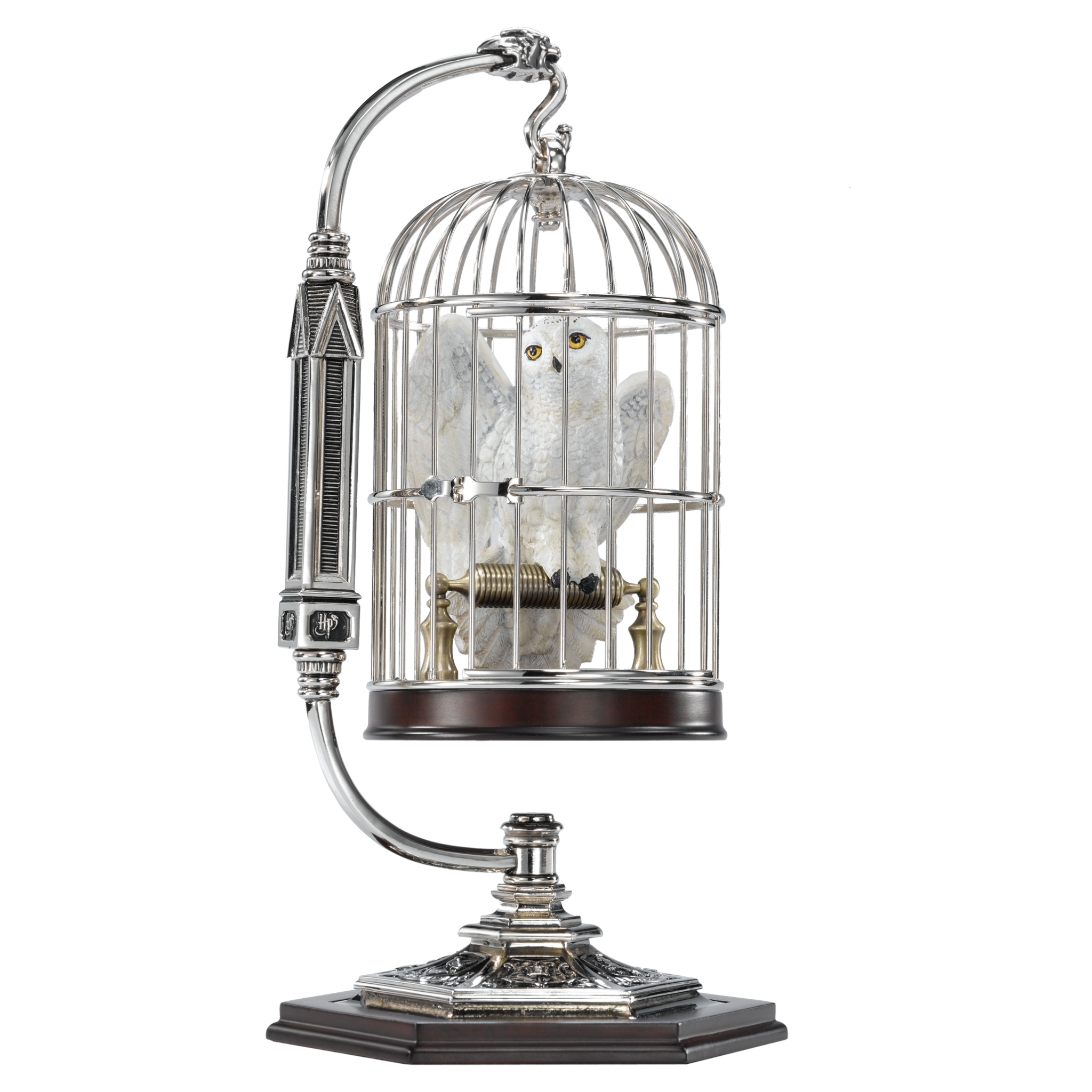 Harry Potter: Miniature Hedwig and Cage Statue Edvige