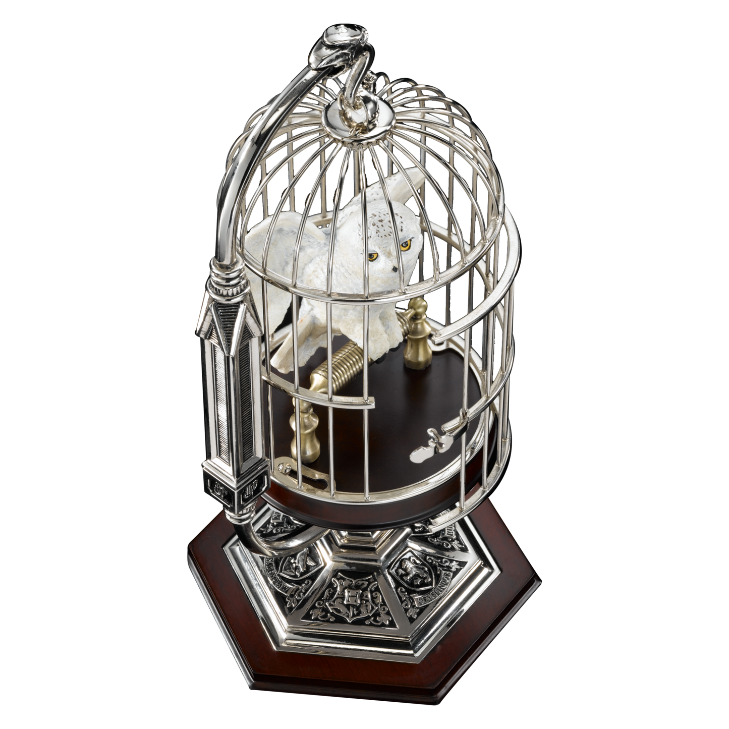 Harry Potter: Miniature Hedwig and Cage Statue Edvige