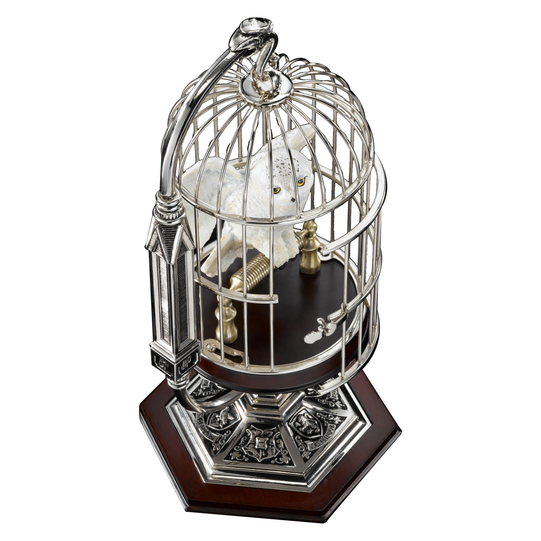 Harry Potter: Miniature Hedwig and Cage Statue Edvige