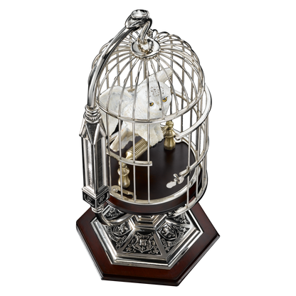 Harry Potter: Miniature Hedwig and Cage Statue Edvige