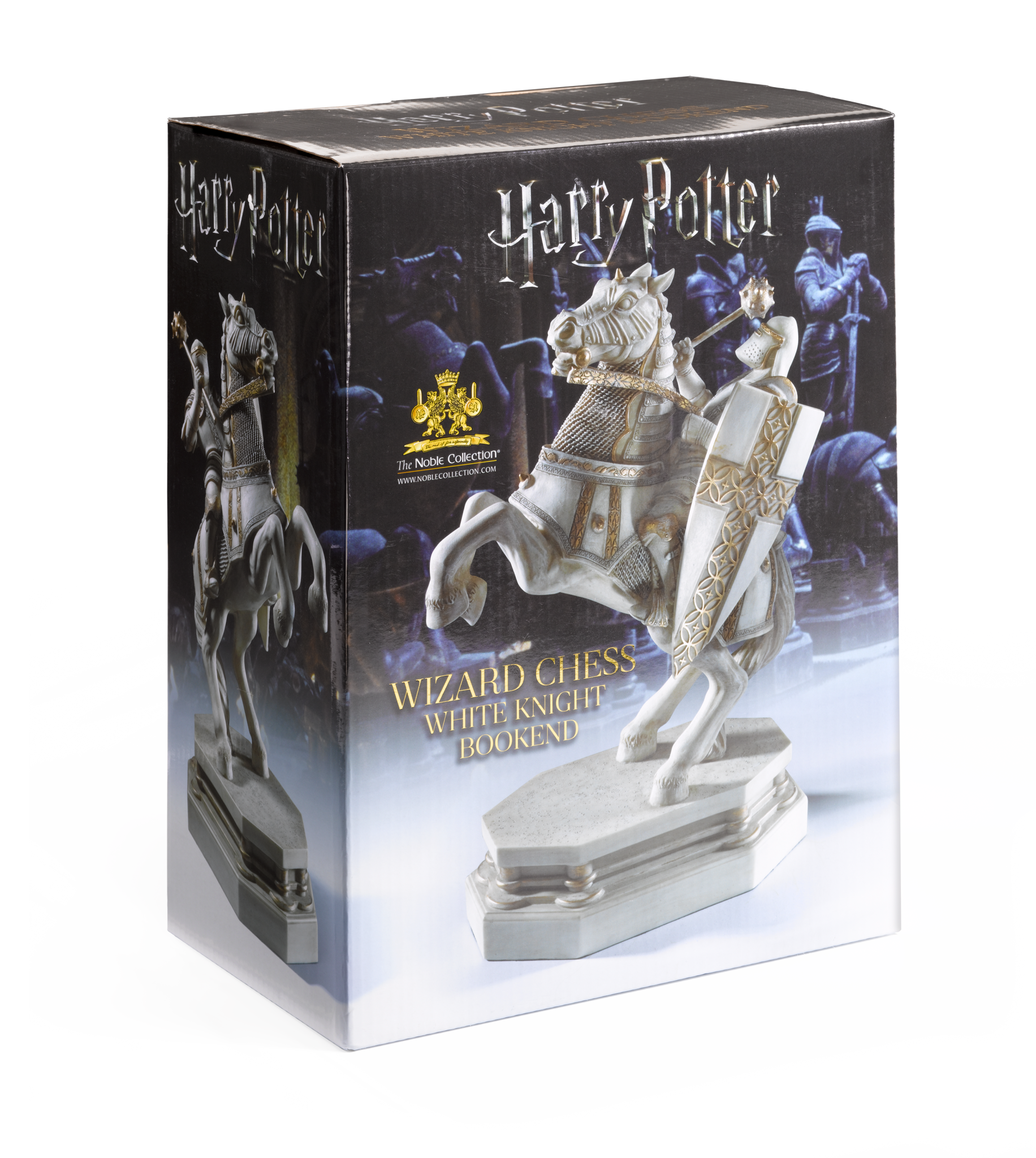 Harry Potter: Wizard Chess Knight White Bookend - Fermalibri