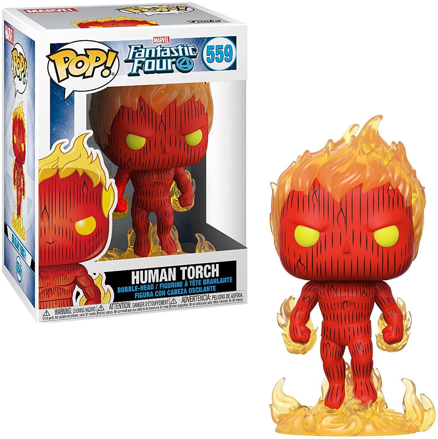 Pop! Marvel: Fantastic Four - Human Torch