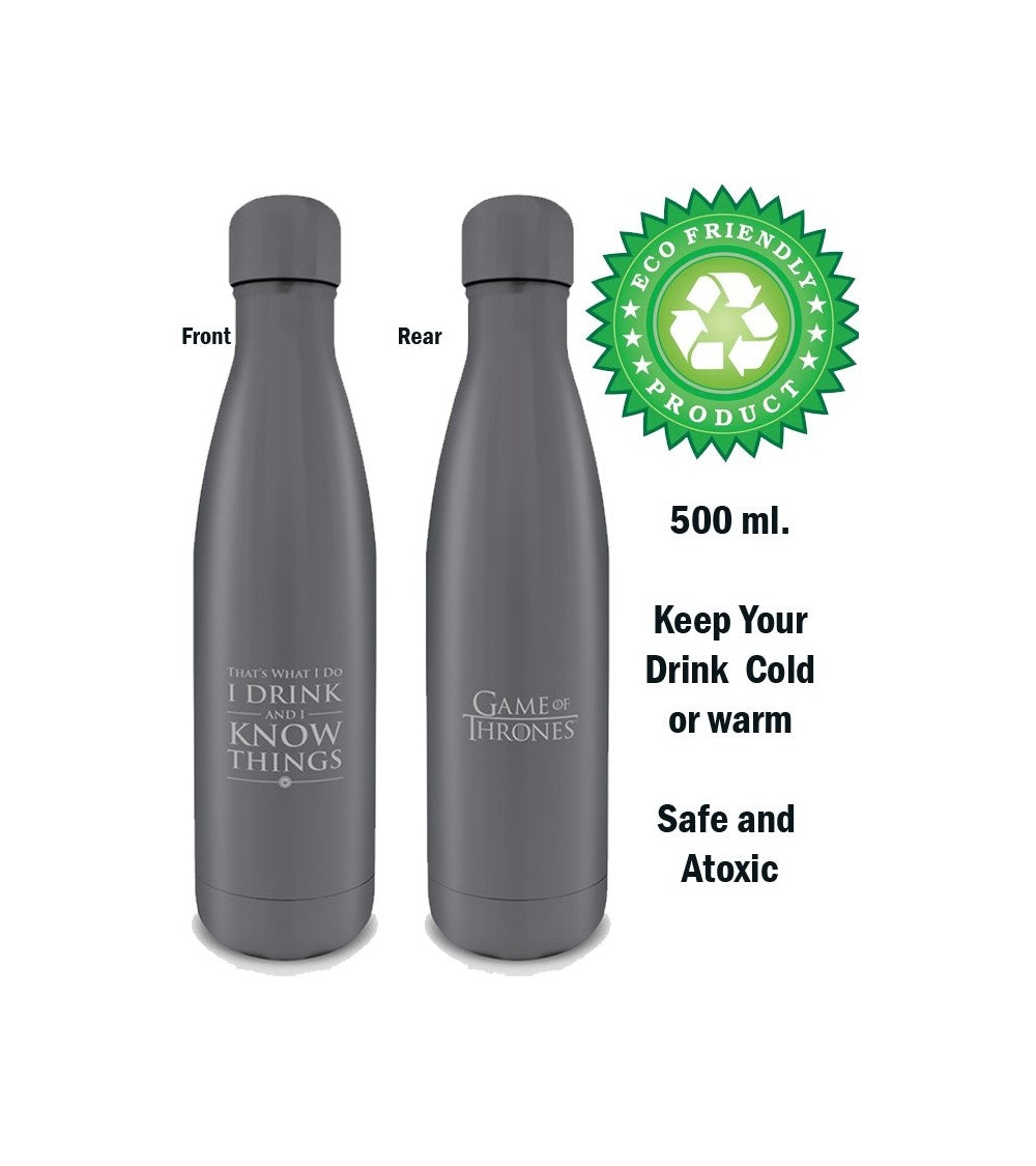 Game of Thrones: Metal Drink Bottle (Borraccia termica)