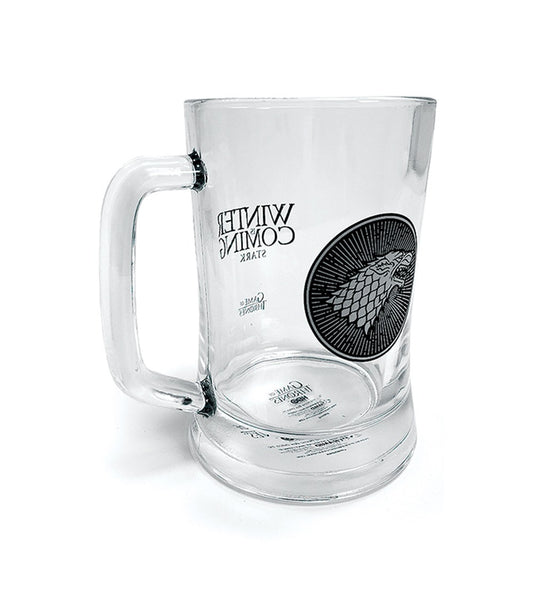 Game of Thrones: Stark Glass Steins (Boccale in vetro)