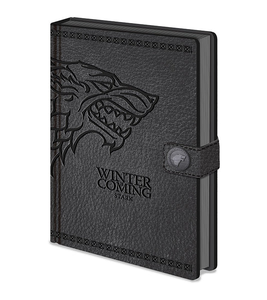 Game of Thrones: Stark Notebook Premium