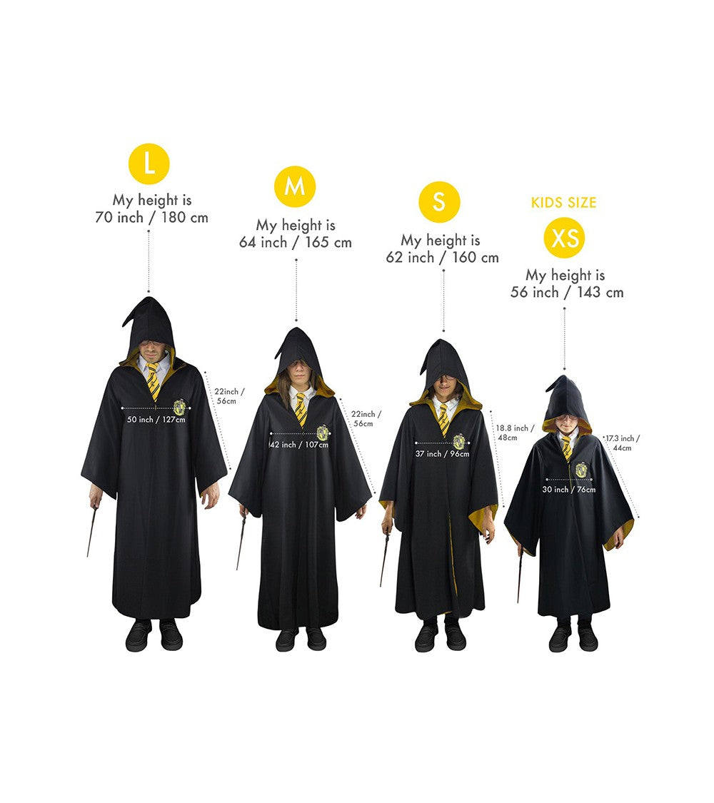 Harry Potter: Hufflepuff Robes - Uniforme Tassorosso