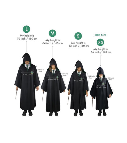 Harry Potter: Slytherin Robes - Uniforme Serpeverde