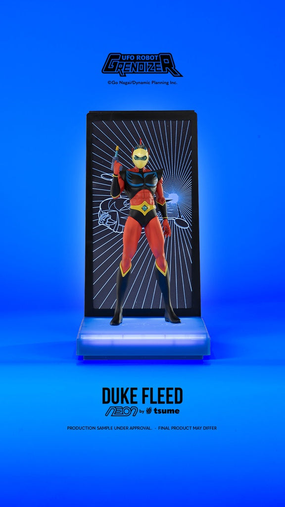 Ufo Robot Grendizer Duke Fleed Statue Neon By Tsume 25 cm