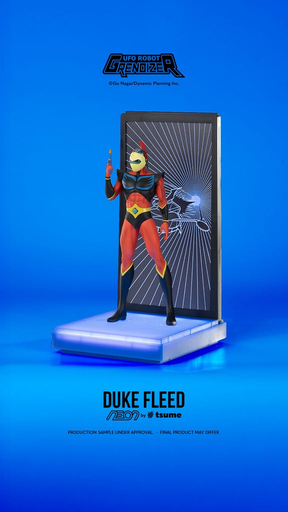 Ufo Robot Grendizer Duke Fleed Statue Neon By Tsume 25 cm