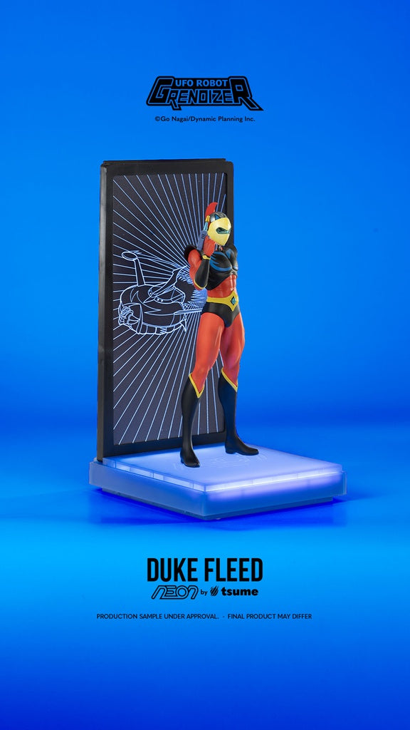 Ufo Robot Grendizer Duke Fleed Statue Neon By Tsume 25 cm