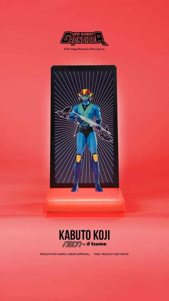 Ufo Robot Grendizer Kabuto Koji Statue Neon By Tsume 25 cm