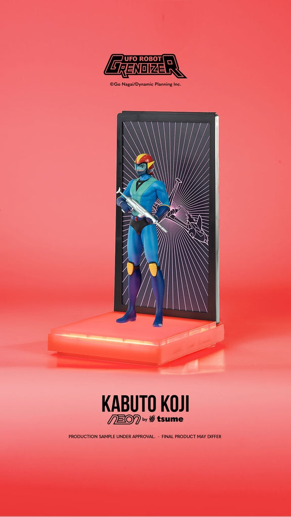 Ufo Robot Grendizer Kabuto Koji Statue Neon By Tsume 25 cm