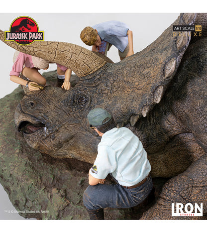 Jurassic Park: Triceratops Diorama BDS Art Scale 1/10 Deluxe