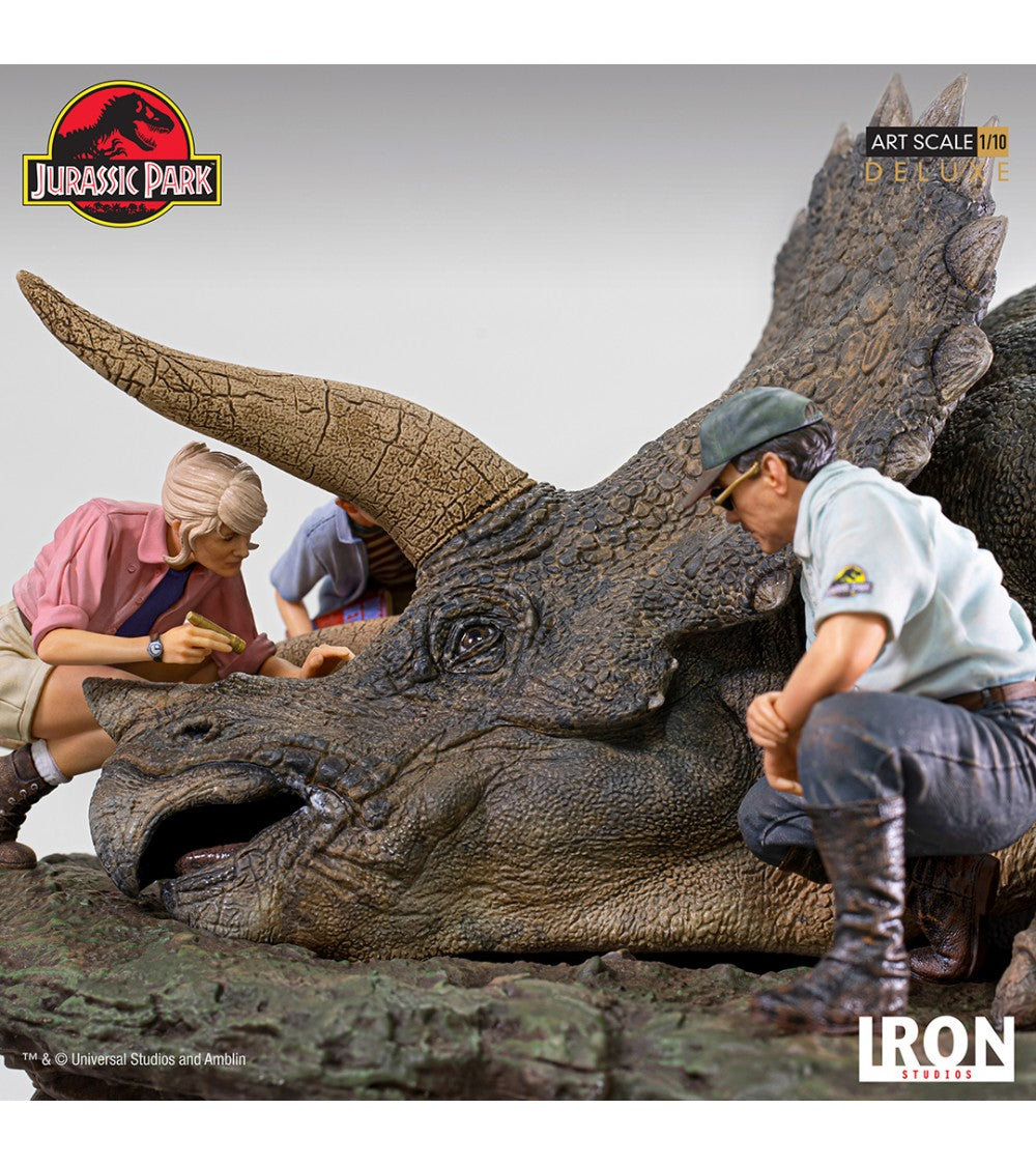 Jurassic Park: Triceratops Diorama BDS Art Scale 1/10 Deluxe