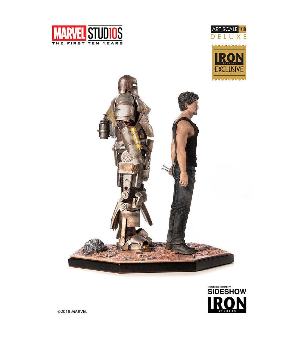 Marvel: Iron Maan Mark 1 And Tony Stark "The First Ten Years" BDS Art Scale 1/10 Deluxe