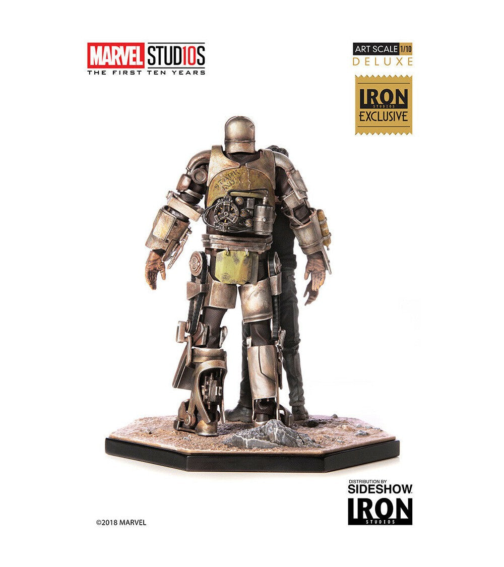 Marvel: Iron Maan Mark 1 And Tony Stark "The First Ten Years" BDS Art Scale 1/10 Deluxe