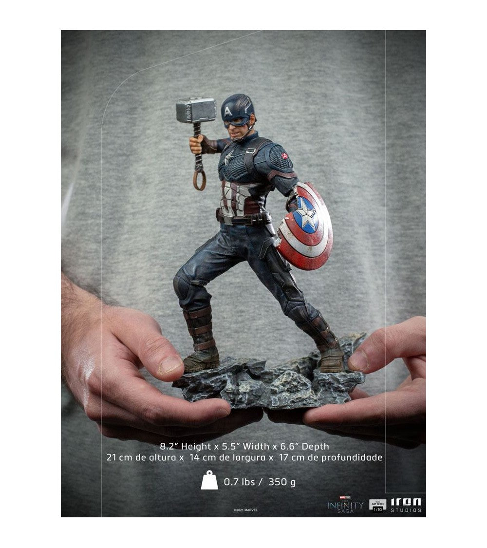 Marvel: The Infinity Saga BDS Art Scale Statue 1/10 Captain America Ultimate 21 cm