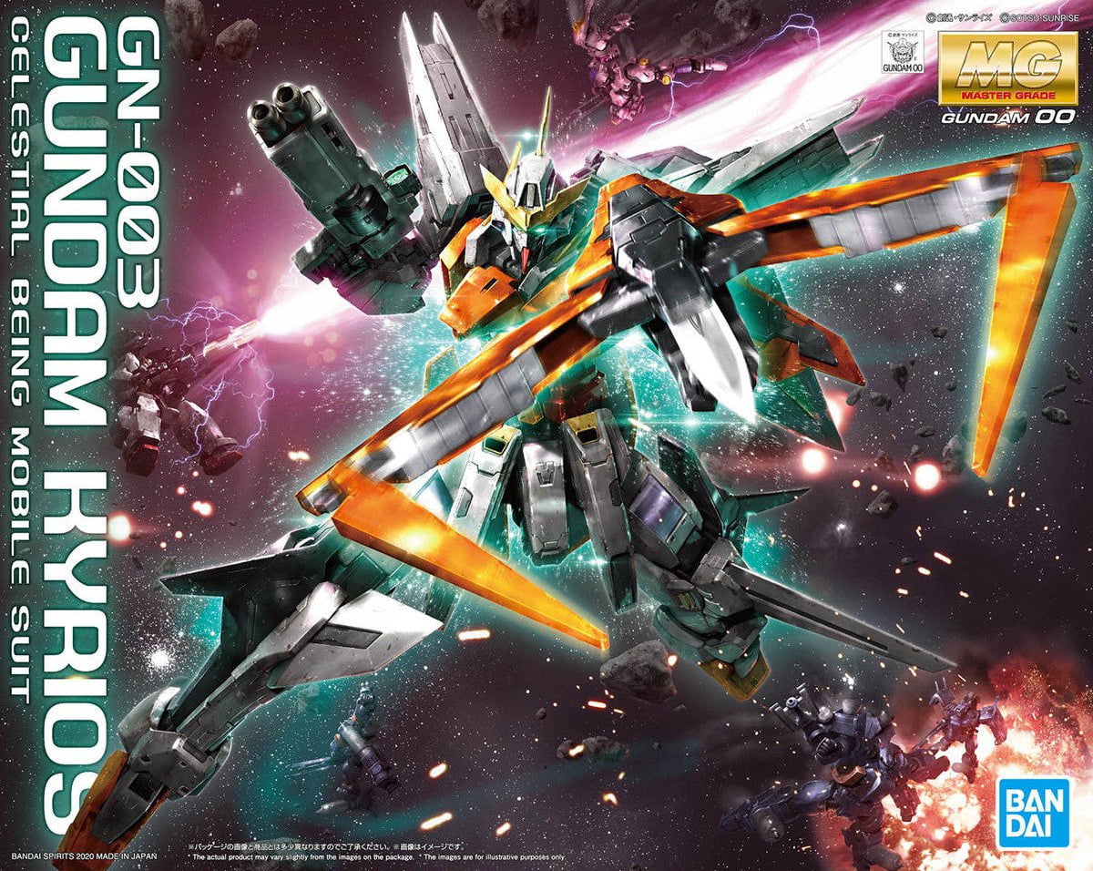 Gunpla: Bandai Model Kit  - MG gundam kyrios GN-003 1/100