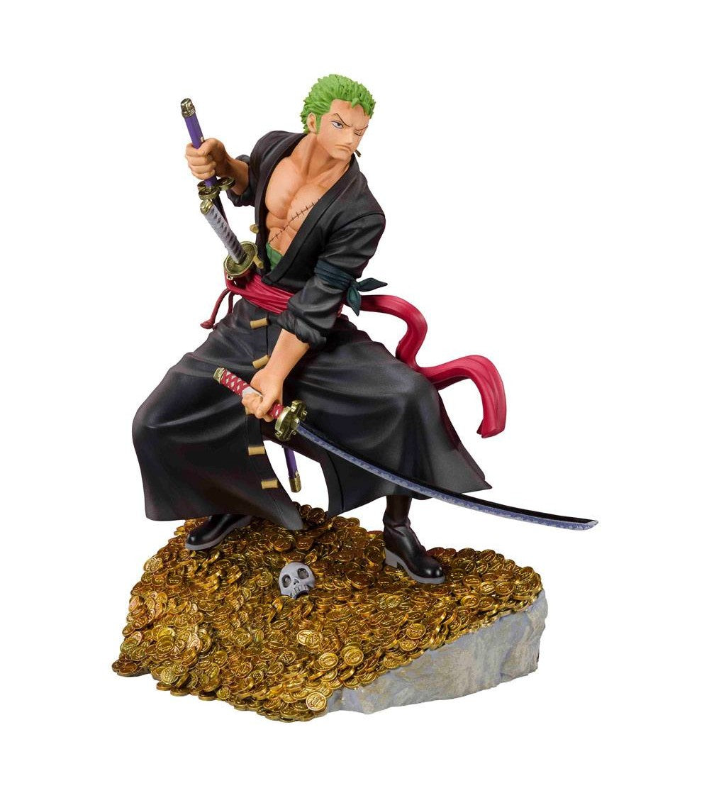 One Piece: FiguartsZERO PVC Statue Roronoa Zoro by Eiichiro Oda WT100 Daikaizoku Hyakkei 17 cm