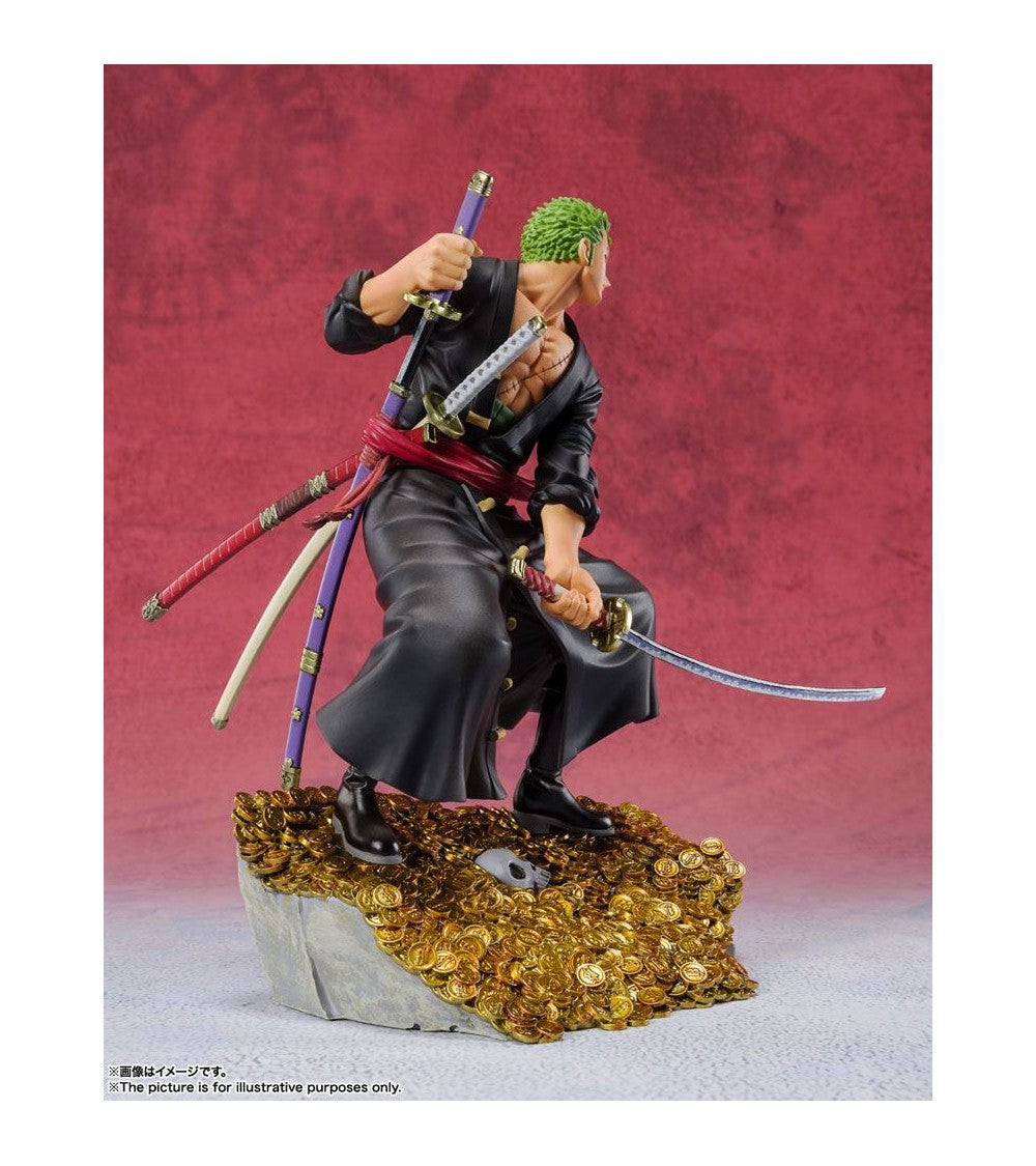 One Piece: FiguartsZERO PVC Statue Roronoa Zoro by Eiichiro Oda WT100 Daikaizoku Hyakkei 17 cm