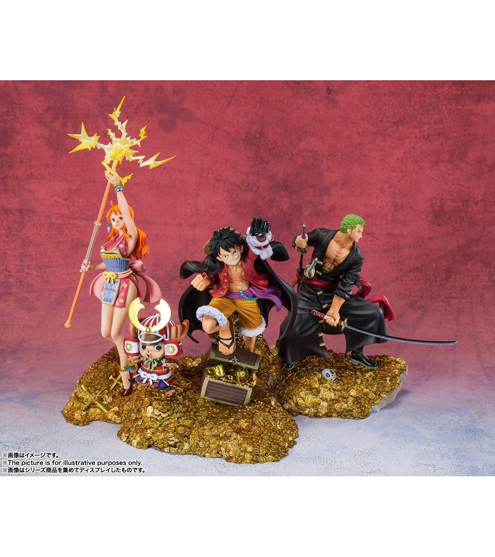 One Piece: FiguartsZERO PVC Statue Roronoa Zoro by Eiichiro Oda WT100 Daikaizoku Hyakkei 17 cm