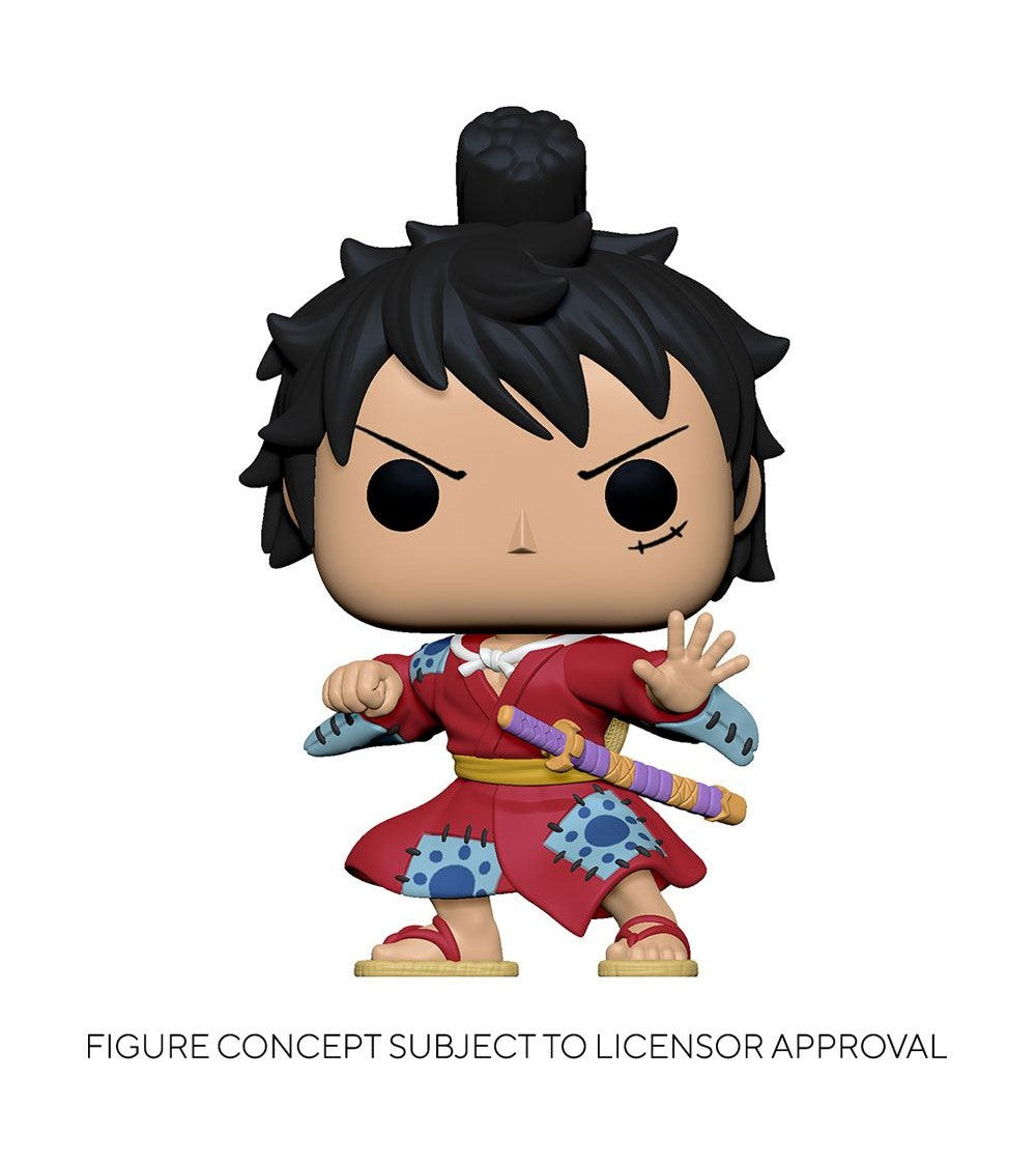 Pop! One Piece: Television Vinyl Figure Luffy in Kimono 9 cm