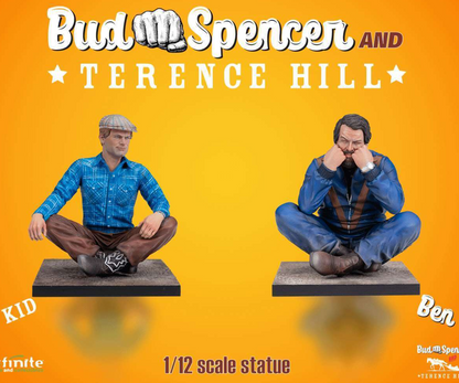 Infinite Statue: 1/12 Set Completo Hill as Kid & Bud Spencer as Ben