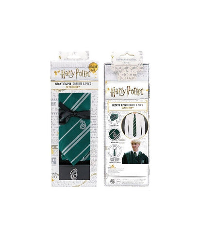 Harry Potter: Slytherin Necktie Dlx Box Set (Cravatta)