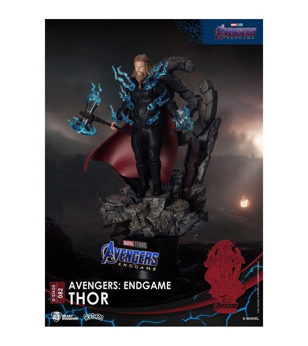 Marvel: Endgame D-Stage PVC Diorama Thor Closed Box Version 16 cm