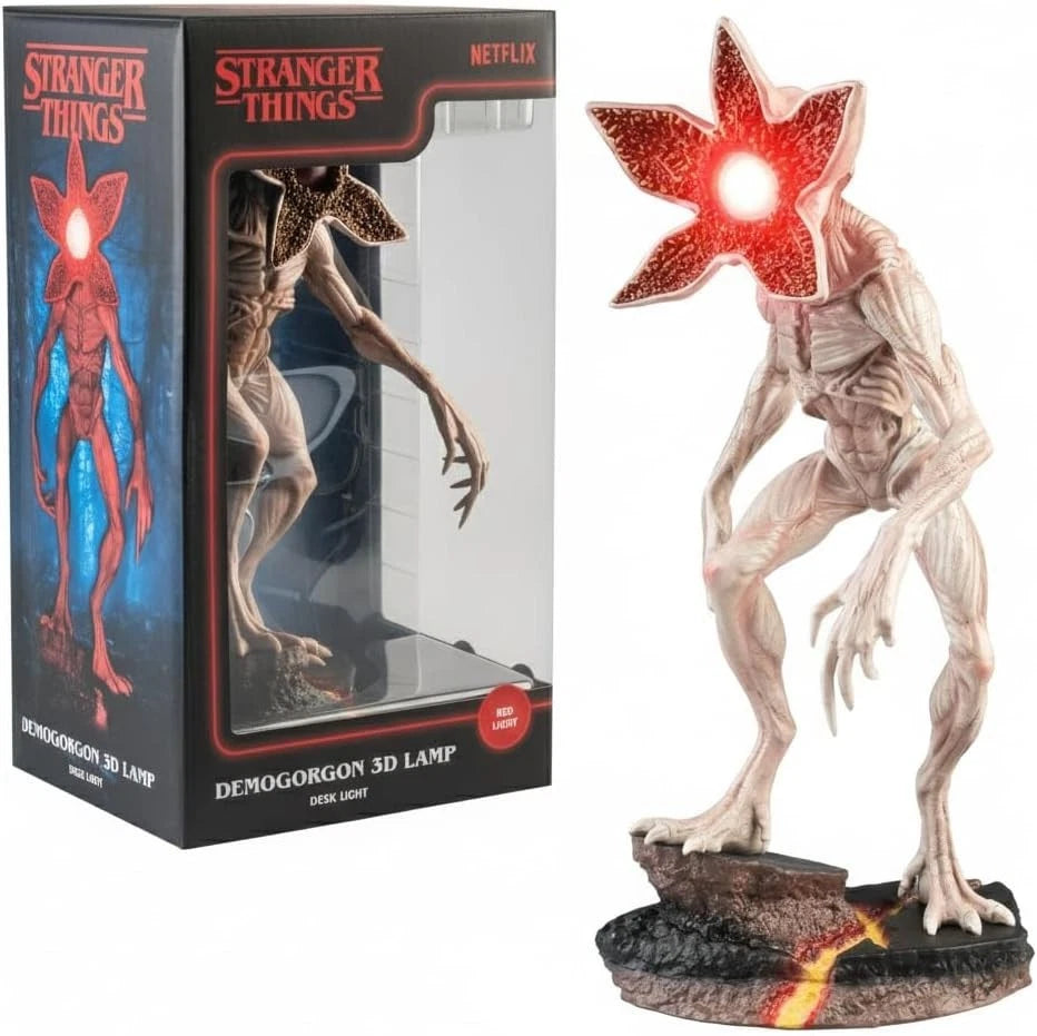Stranger Things Lamp with USB-C Demogorgon