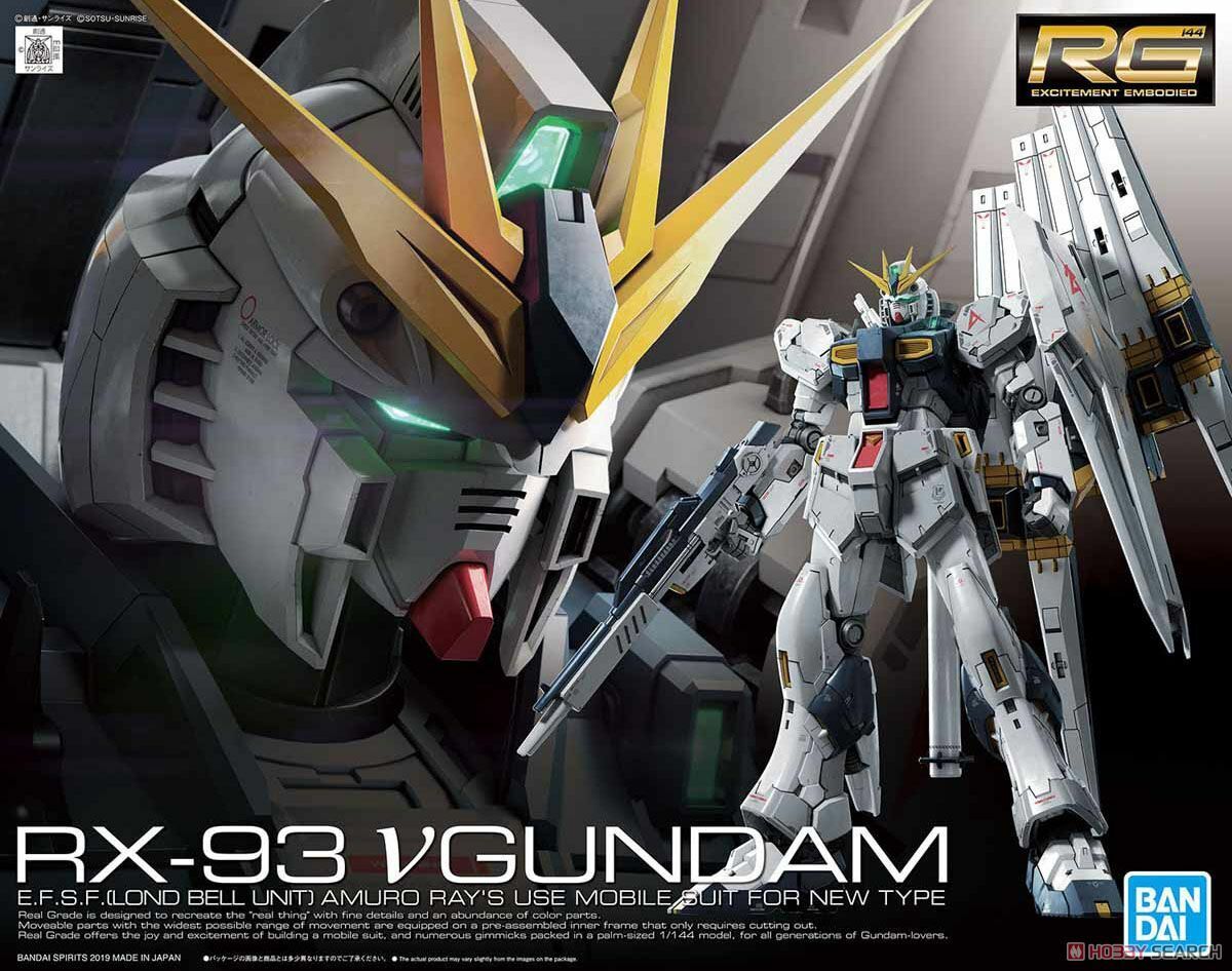 Gundam: RX-93 v Nu Gundam 1/144 Scale Model Kit Bandai