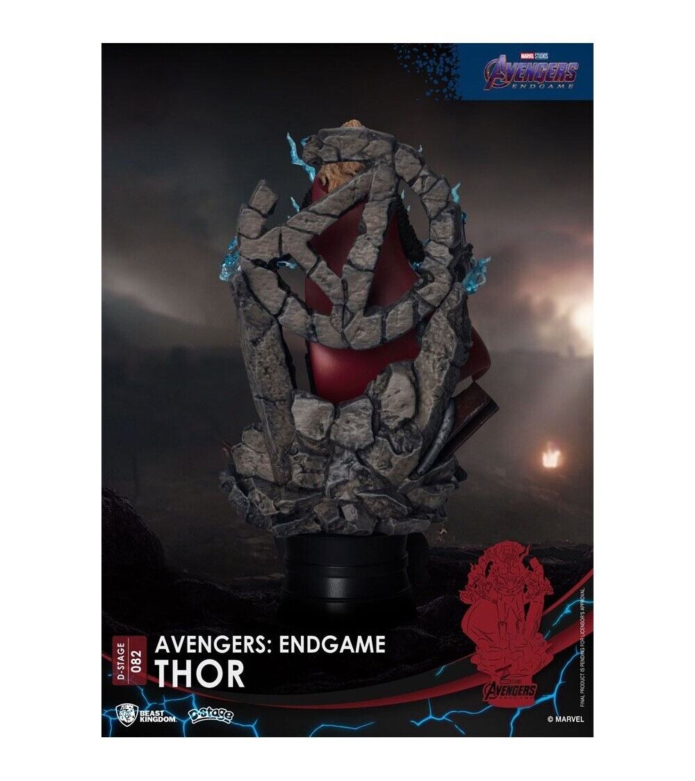 Marvel: Endgame D-Stage PVC Diorama Thor Closed Box Version 16 cm