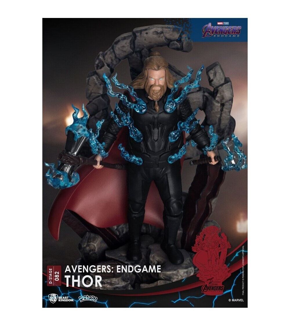 Marvel: Endgame D-Stage PVC Diorama Thor Closed Box Version 16 cm