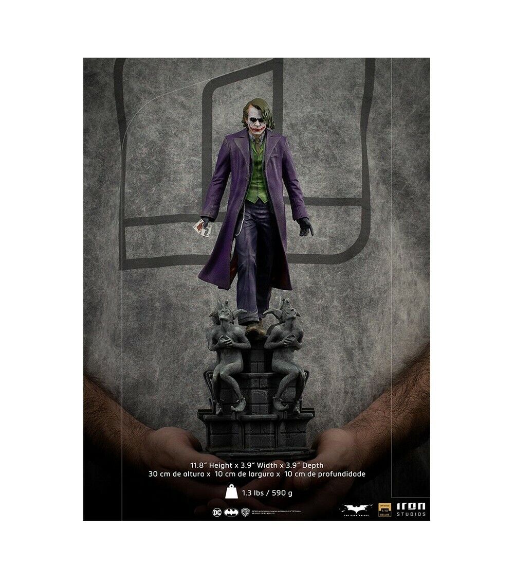 DC Comics: The Joker Deluxe Art Scale 1/10 – The Dark Knight - Iron Studios