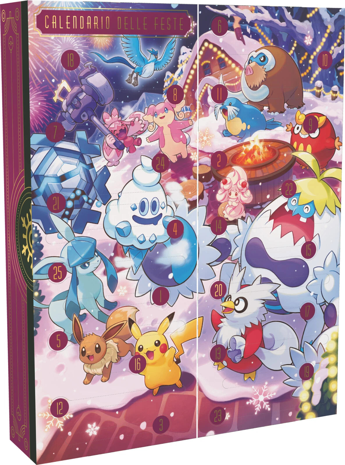 Pokemon: Calendario delle Feste 2025 Calendario dell'avvento Ita