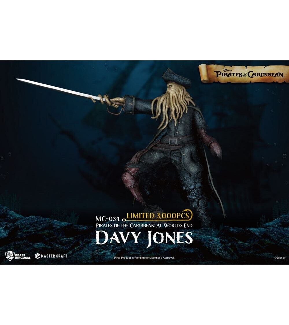 Pirates of the Caribbean: At World's End Master Craft Statue Davy Jones 42 cm