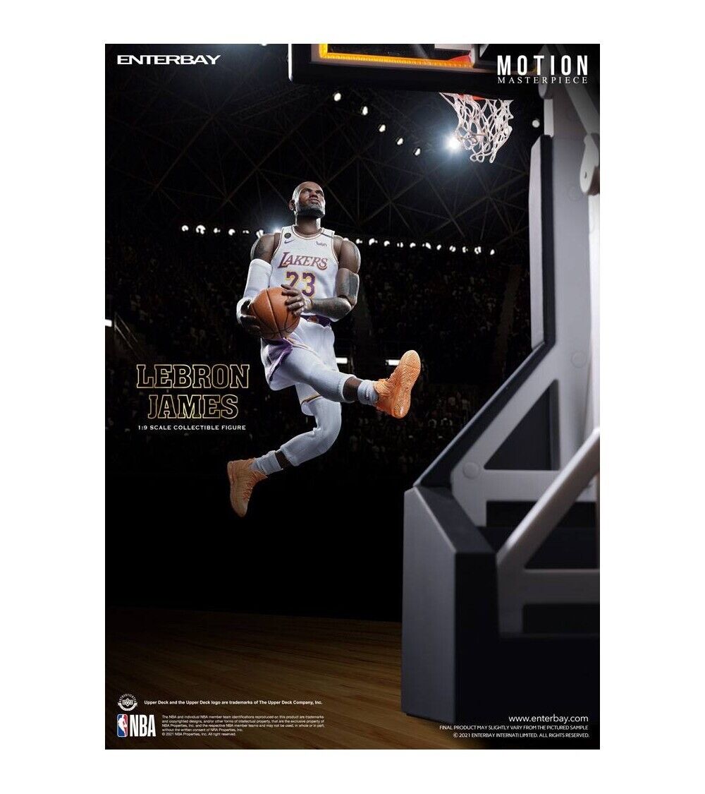 NBA: Collection Motion Masterpiece Actionfigur 1/9 LeBron James (LA Lakers) 23 c