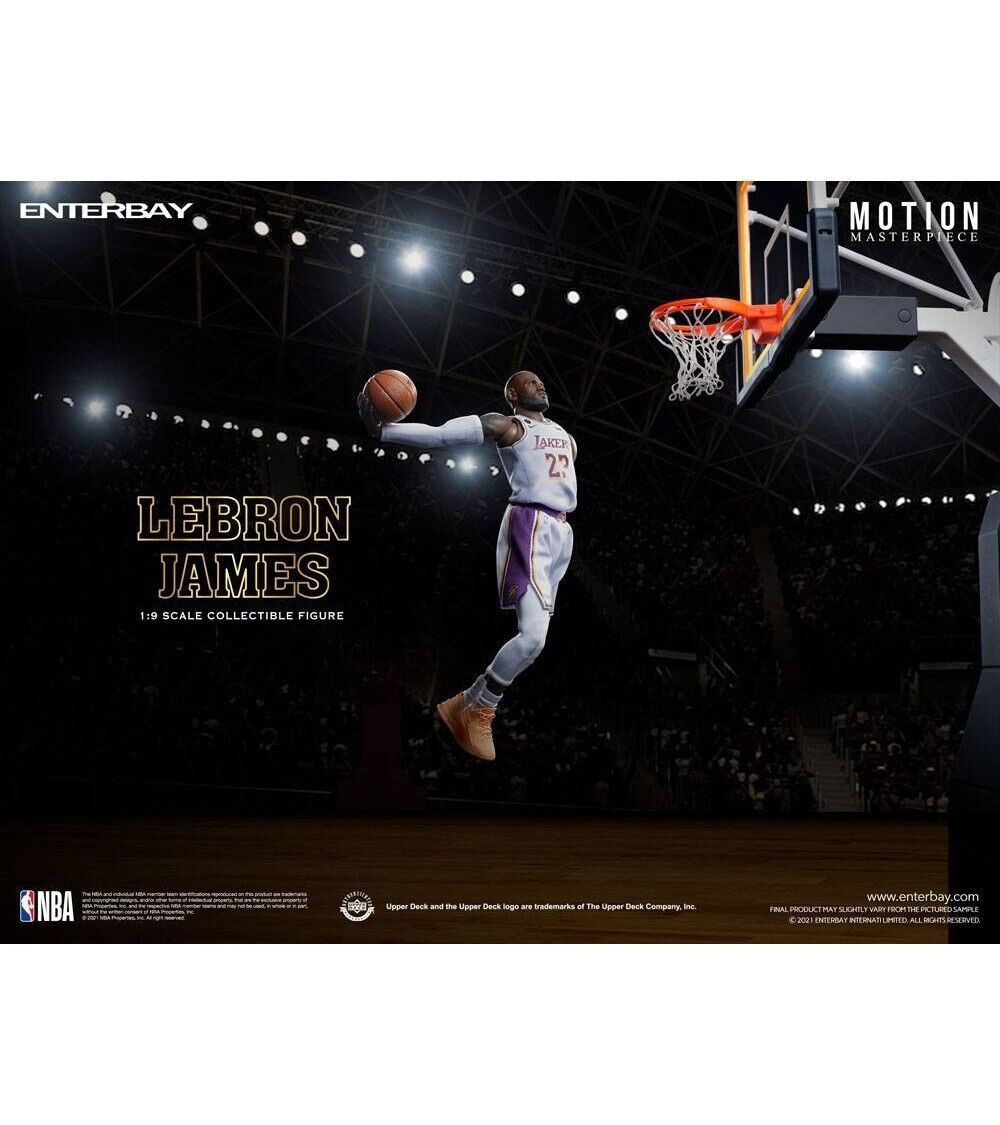 NBA: Collection Motion Masterpiece Actionfigur 1/9 LeBron James (LA Lakers) 23 c