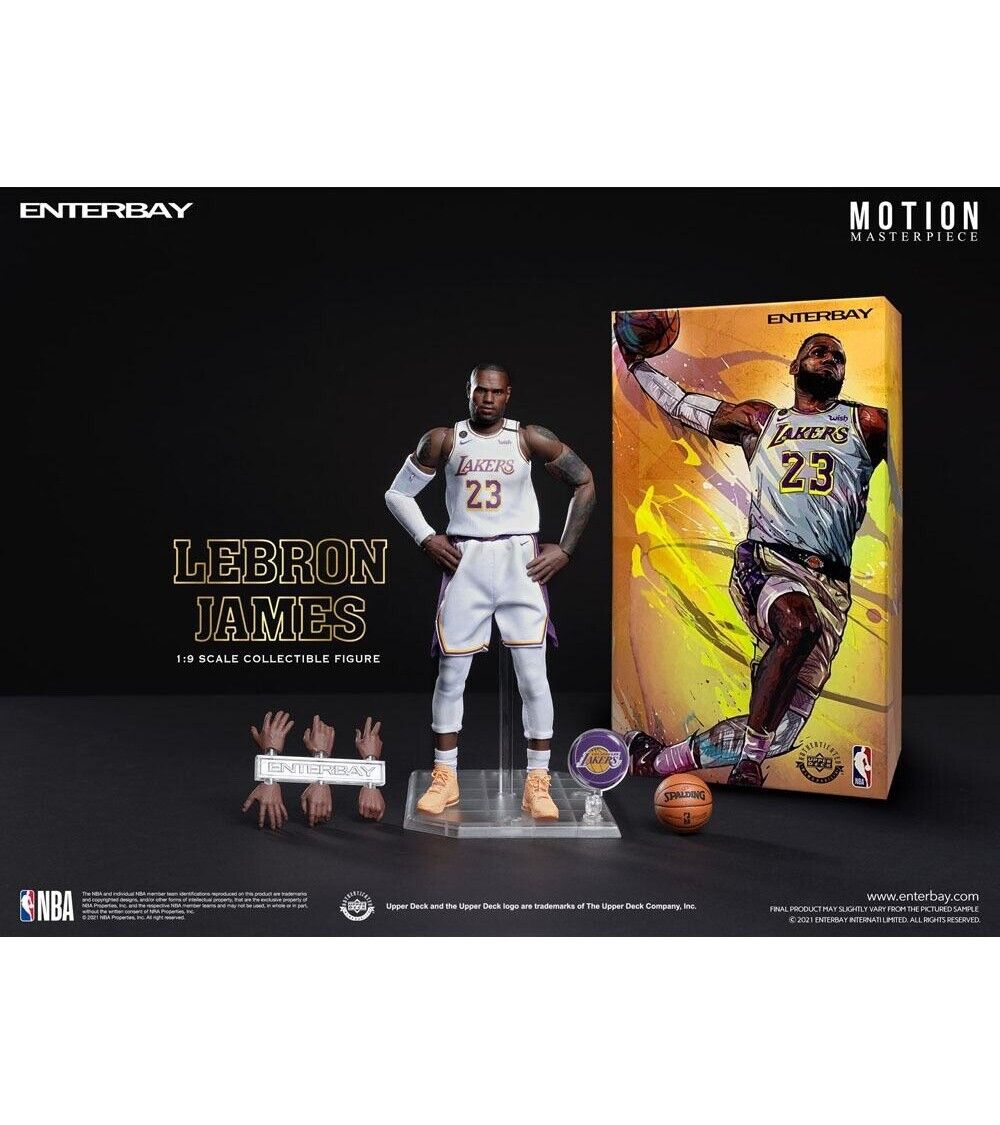 NBA: Collection Motion Masterpiece Actionfigur 1/9 LeBron James (LA Lakers) 23 c