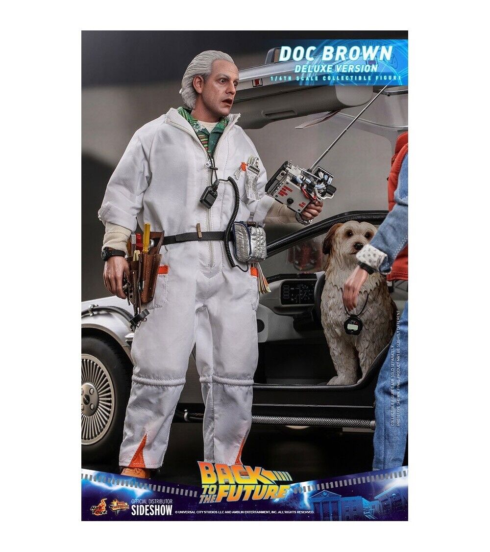 Back To The Future: Doc Brown Movie Masterpiece Action Figure 1/6 (Deluxe)