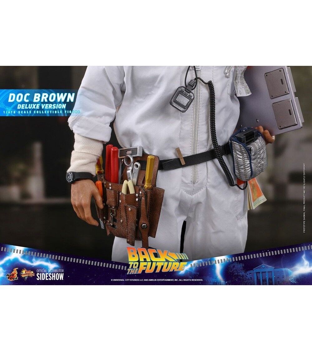 Back To The Future: Doc Brown Movie Masterpiece Action Figure 1/6 (Deluxe)