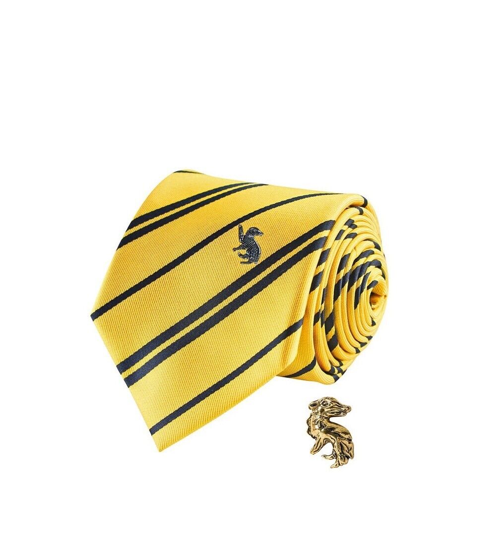 Harry Potter: Hufflepuff Necktie Dlx Box Set (Cravatta)