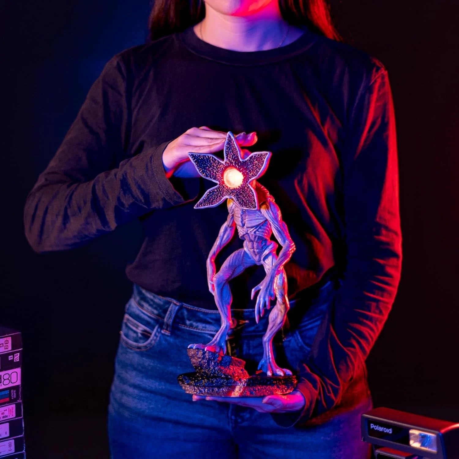 Stranger Things Lamp with USB-C Demogorgon