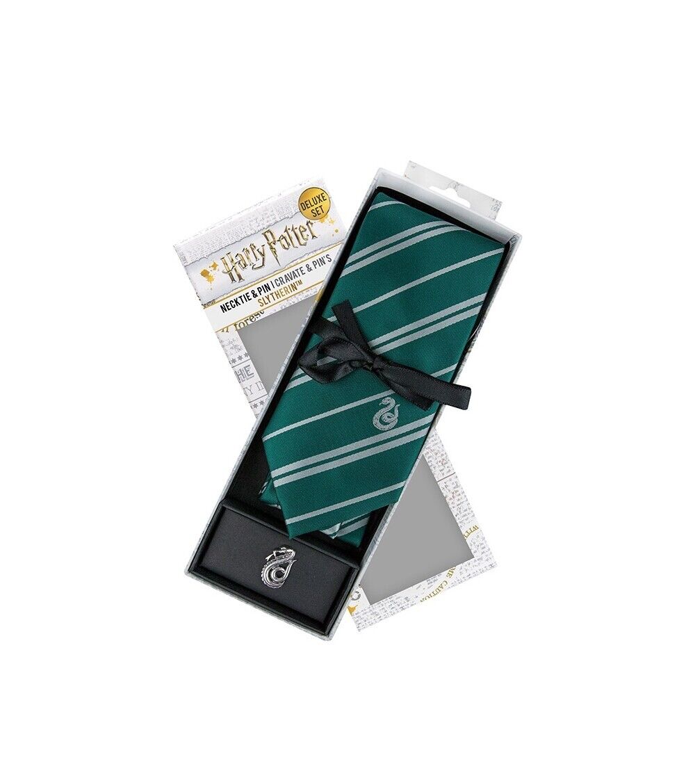 Harry Potter: Slytherin Necktie Dlx Box Set (Cravatta)