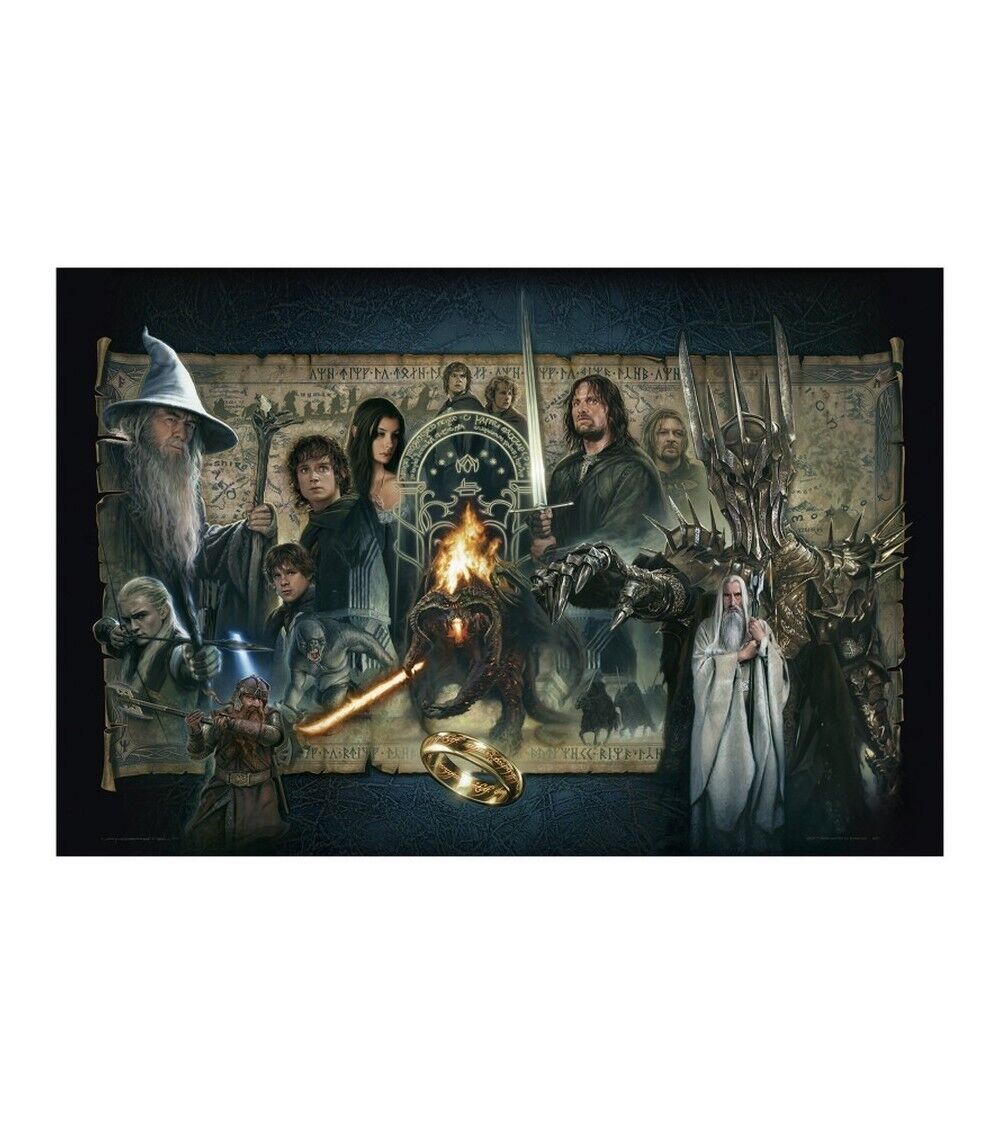 The Lord of the Rings: The Fellowship of the Ring Unframed Art Print