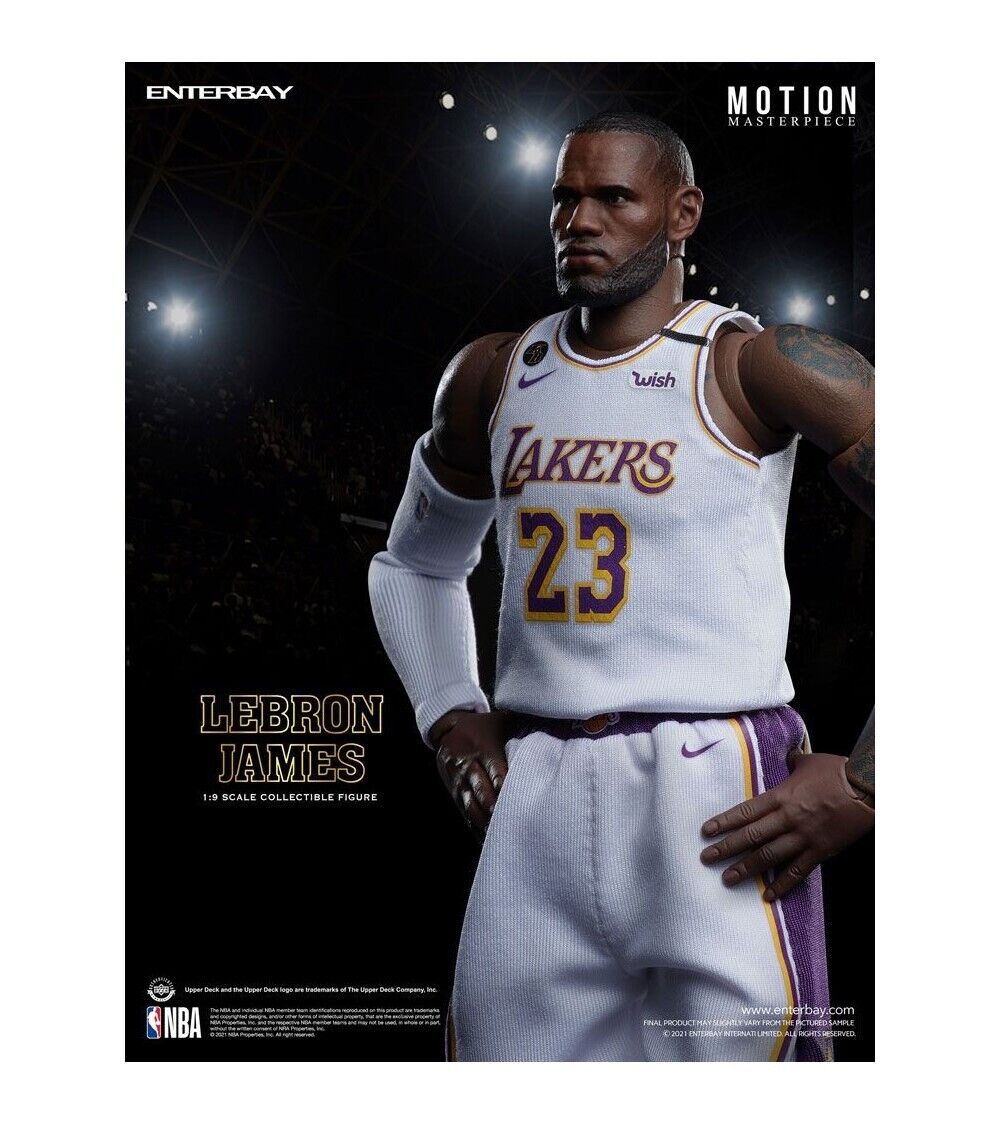 NBA: Collection Motion Masterpiece Actionfigur 1/9 LeBron James (LA Lakers) 23 c