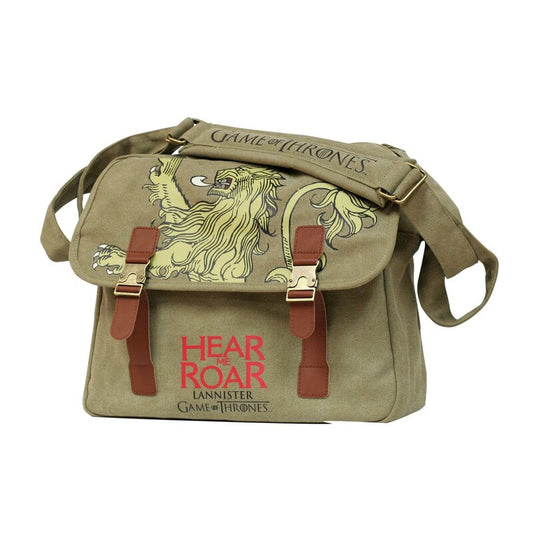 Game Of Thrones: Lannister Canvas Messenger Bag Zaino