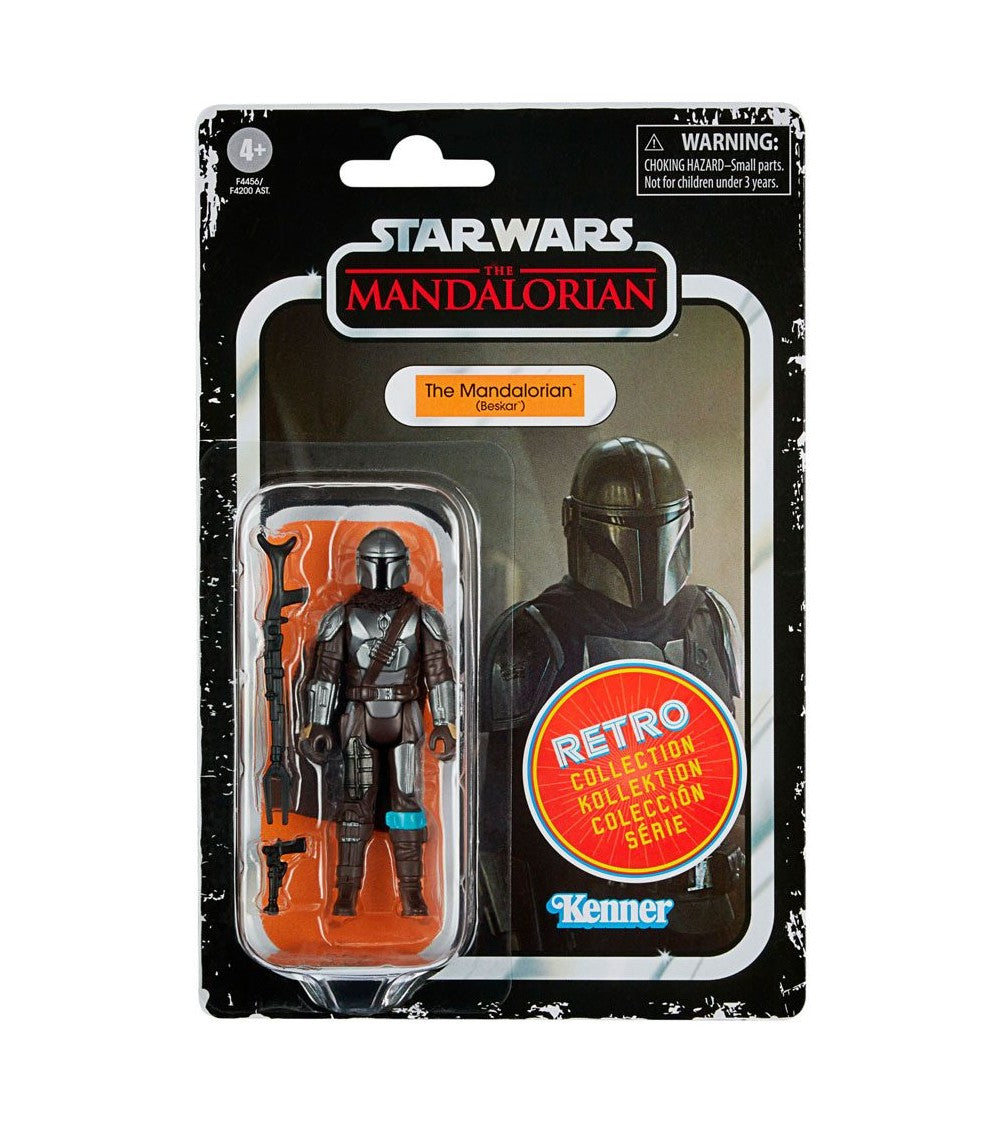 Star Wars: The Mandalorian Retro Collection Action Figure 2022 The Mandalorian (Beskar) 10 cm