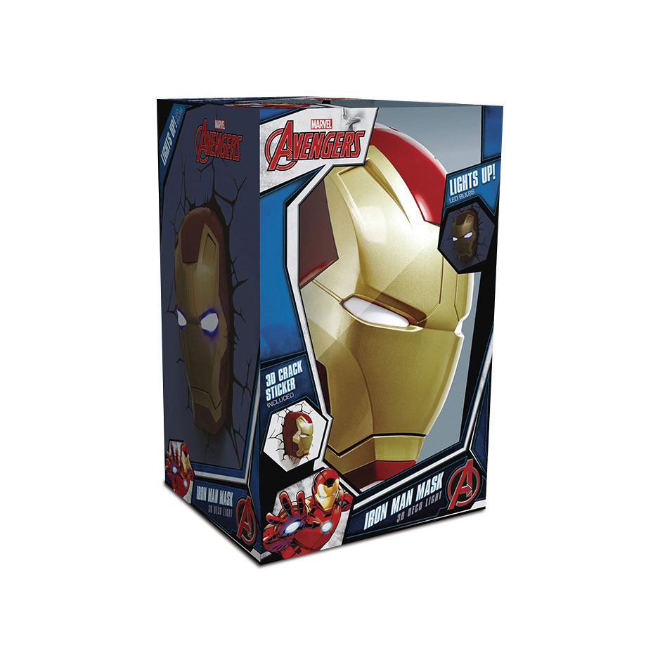 Marvel: 3D LED Light da parete Iron Man